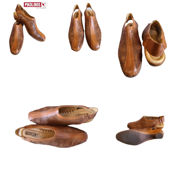 PIKOLINOS Shoes Pikolinos Romana Laser Cut Slingback Sandals Poshmark